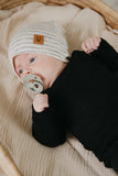 BABY LUXE RIB SET - BLACK