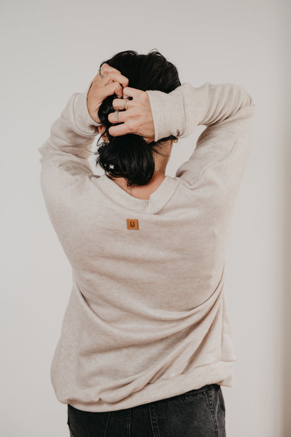 ADULT COZY JUMPER - ECRU