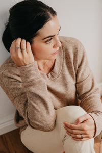 ADULT COZY JUMPER - CINNAMON