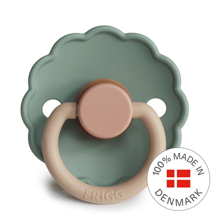 FRIGG Daisy Colourblock - Round Latex Pacifier | Size 1