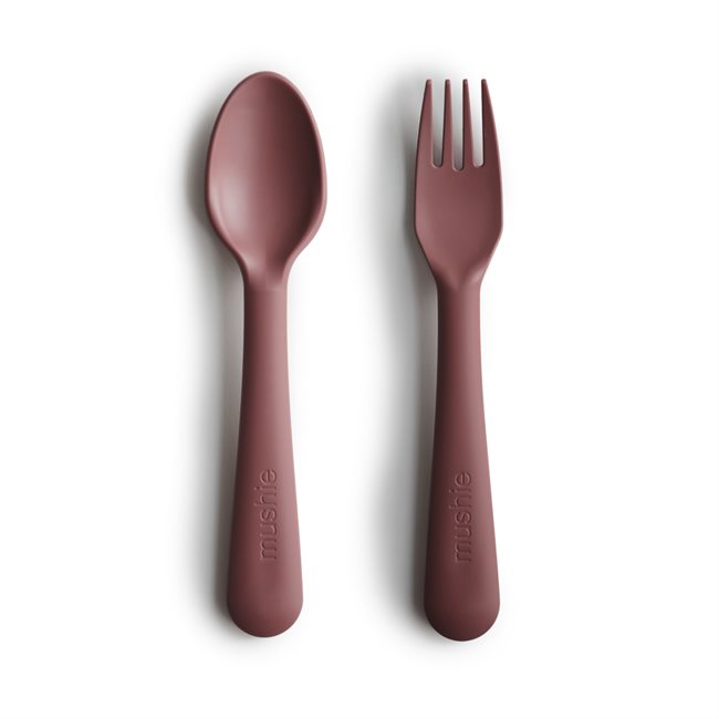 Mushie Fork + Spoon Set