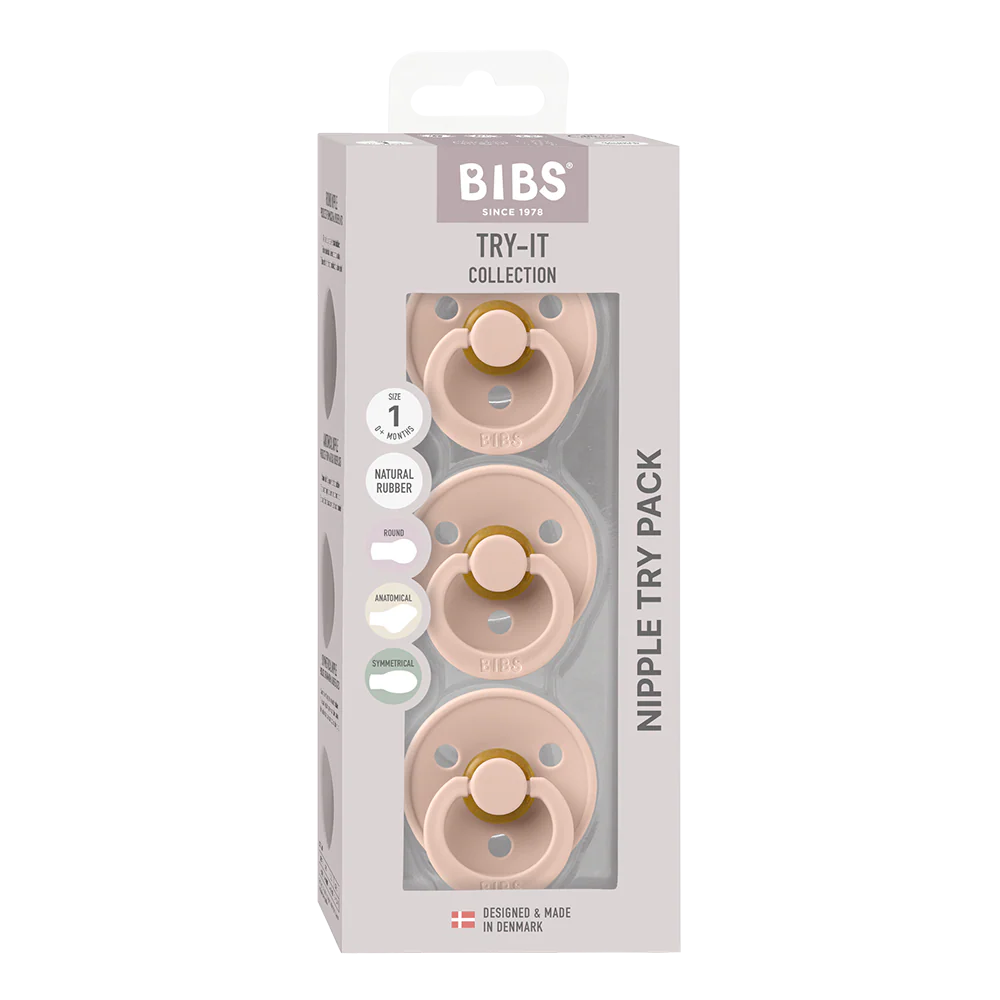 BIBS Pacifiers Try It Collection | Size 1