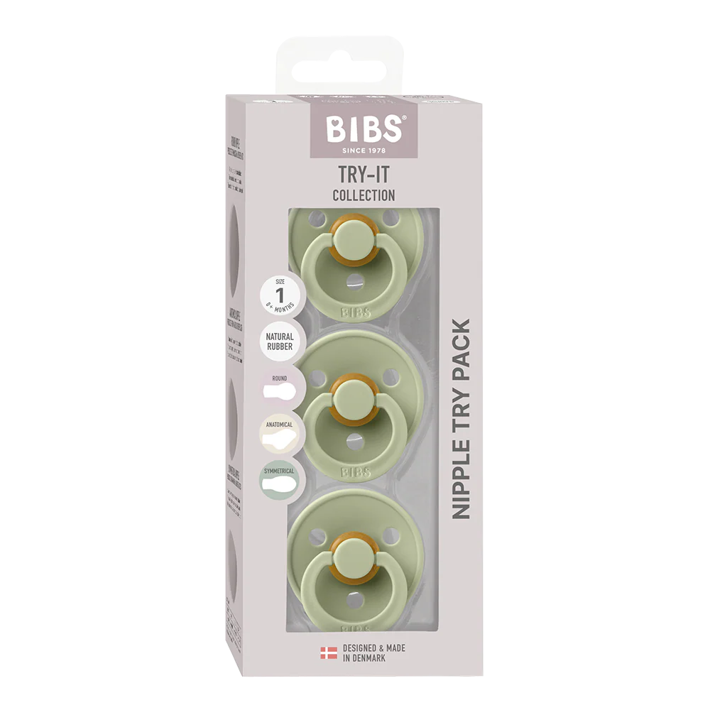 BIBS Pacifiers Try It Collection | Size 1