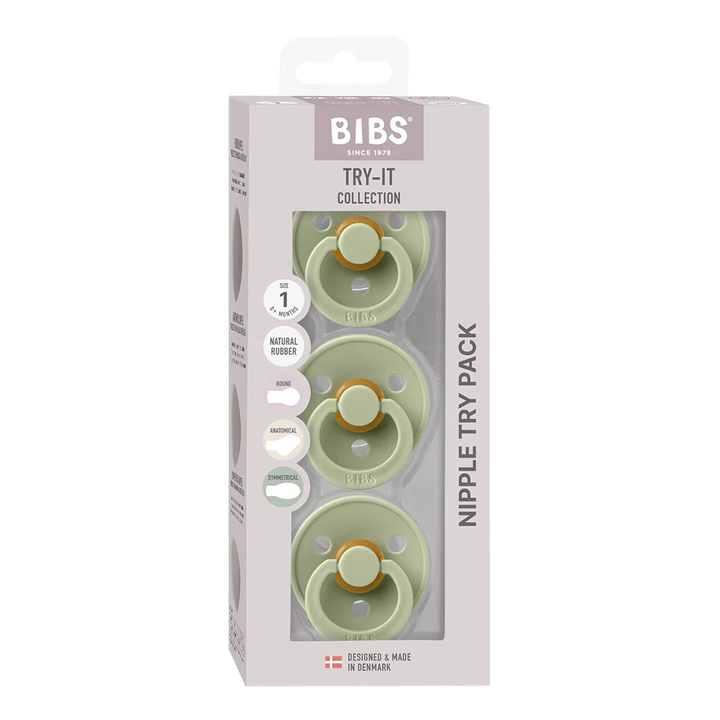 BIBS Pacifiers Try It Collection | Size 1
