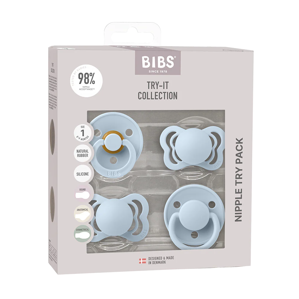 BIBS Pacifiers Try It Collection | Size 1