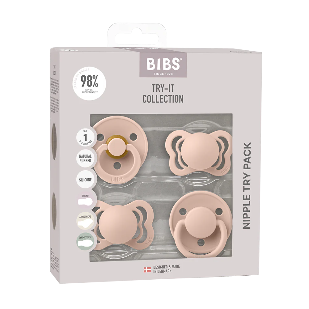 BIBS Pacifiers Try It Collection | Size 1