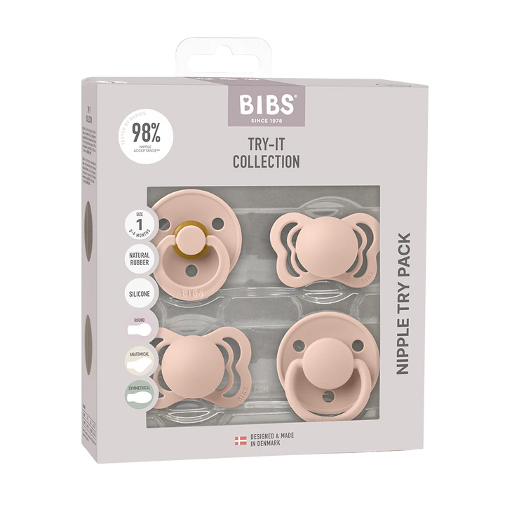 BIBS Pacifiers Try It Collection | Size 1