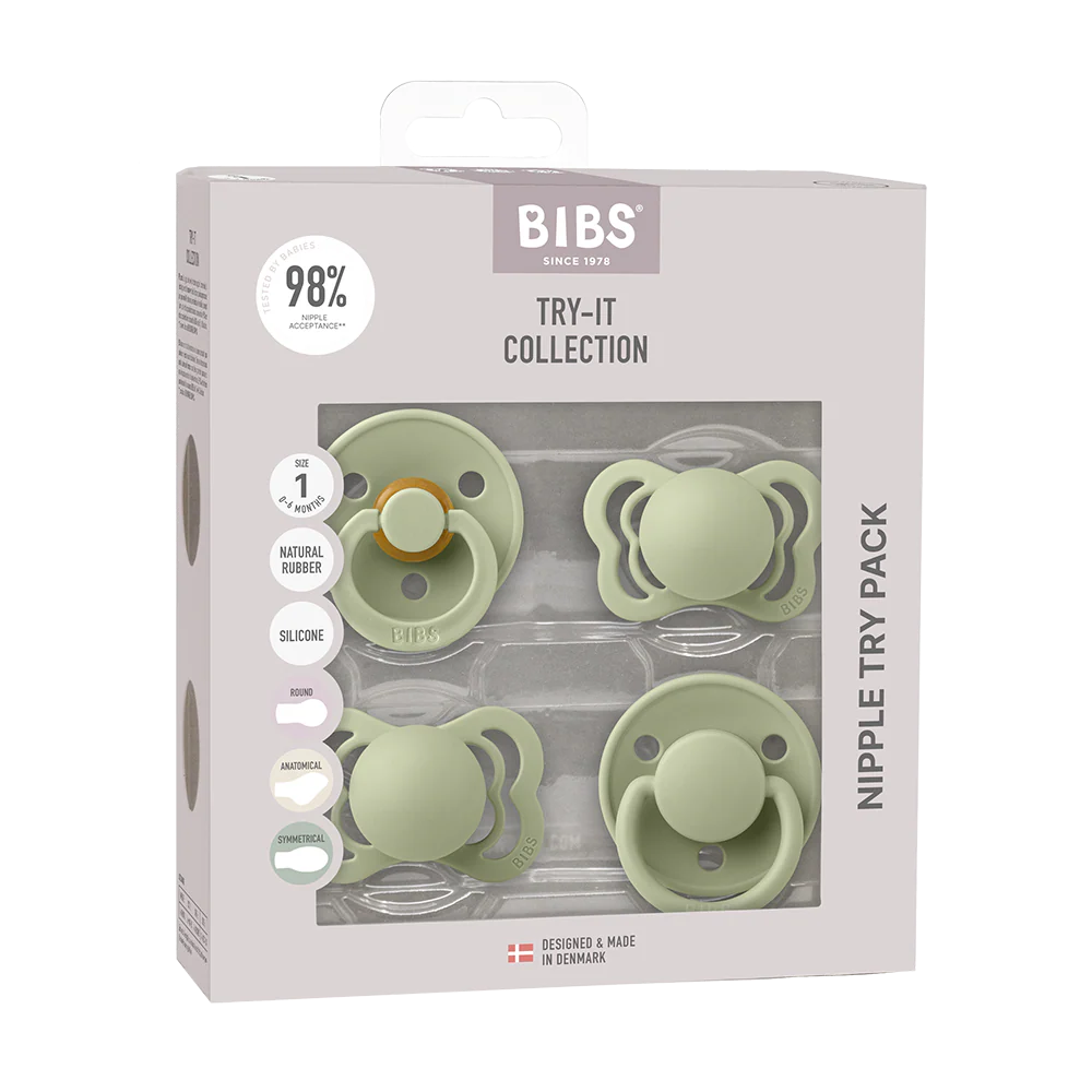 BIBS Pacifiers Try It Collection | Size 1