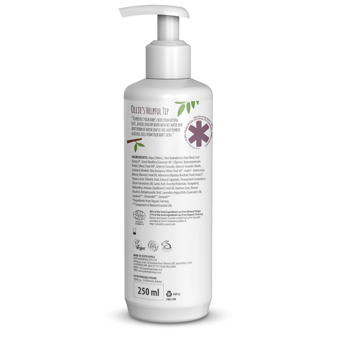 BABY BODY LOTION - PURE BEGINNINGS - Flynn Jaxon