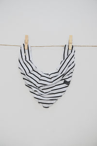 BANDANA BIB - VAN (Wide Black+White Stripe) - Flynn Jaxon