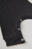 RAGLAN ONESIE - RAMSEY (Black) - Flynn Jaxon