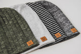 SLOUCHY BEANIE - FINN (Dark Green Knit) - Flynn Jaxon