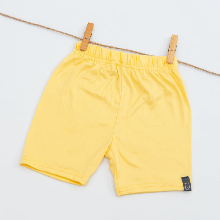 BIKER SHORTS - LEMON - Flynn Jaxon