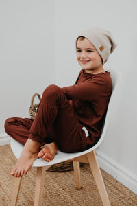 LOUNGEWEAR SET - CHOCOLATE - Flynn Jaxon