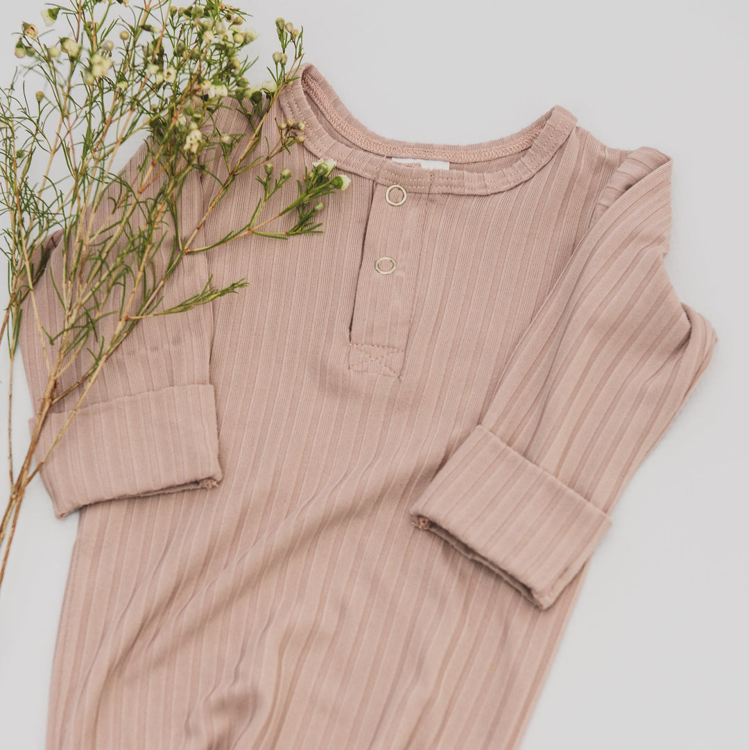 KNOTTED GOWN - BISCUIT - Flynn Jaxon