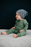 SLOUCHY BEANIE - CREW (Navy Melange Knit) - Flynn Jaxon