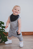 ROMPER - DAKOTA ORIGINAL (Light Grey Cropped) - Flynn Jaxon