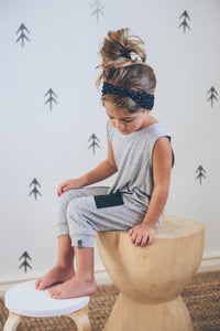 ROMPER - DAKOTA ORIGINAL (Light Grey Cropped) - Flynn Jaxon