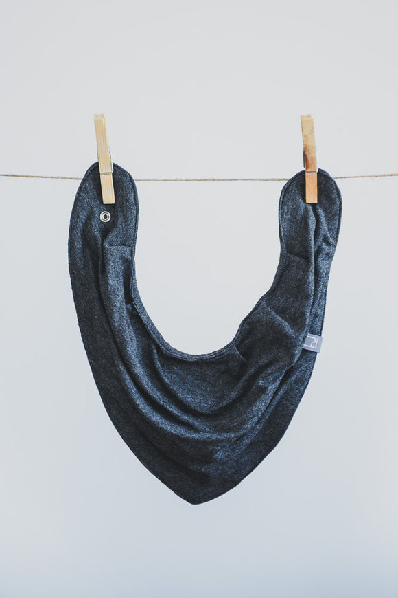 BANDANA BIB - SONNY (Charcoal) - Flynn Jaxon