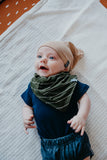 BANDANA BIB - OWEN (Green Stripe) - Flynn Jaxon