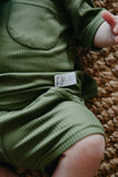 LOUNGEWEAR SHORT SET - AVOCADO - Flynn Jaxon
