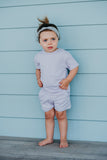 LOUNGEWEAR SHORT SET - LILAC - Flynn Jaxon