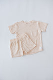LOUNGEWEAR SHORT SET - SAND - Flynn Jaxon