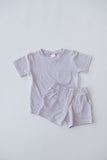 LOUNGEWEAR SHORT SET - LILAC - Flynn Jaxon