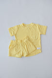 LOUNGEWEAR SHORT SET - LEMON - Flynn Jaxon