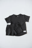 LOUNGEWEAR SHORT SET - BLACK - Flynn Jaxon
