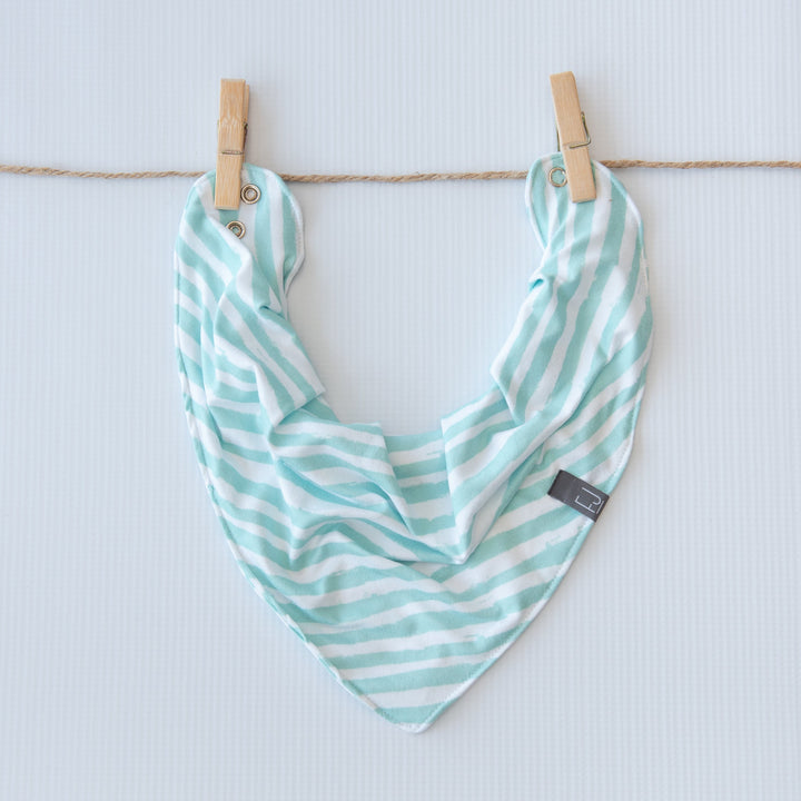 BANDANA BIB - CREW (Mint Stripe) - Flynn Jaxon