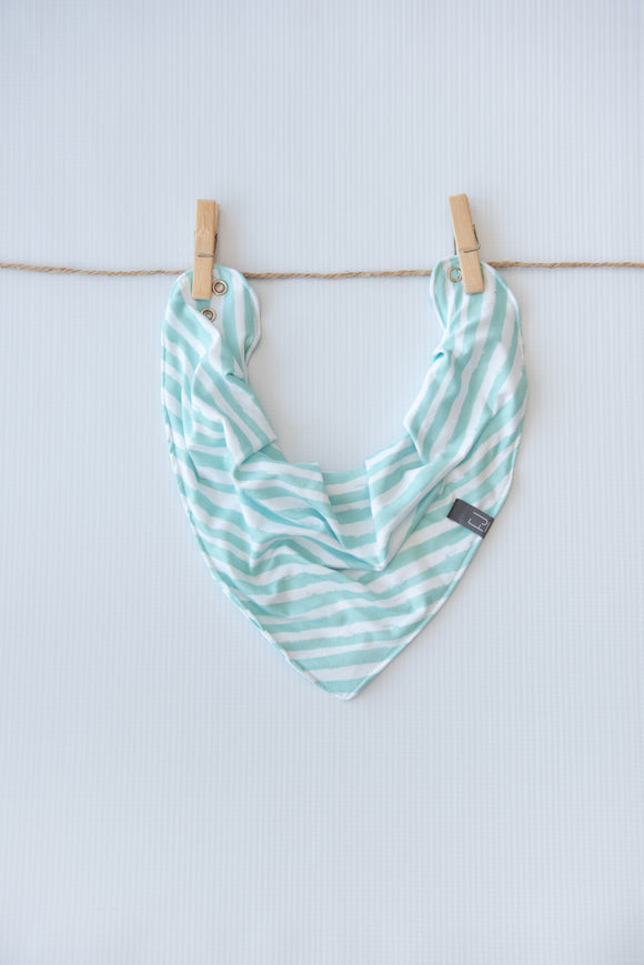 BANDANA BIB - CREW (Mint Stripe) - Flynn Jaxon