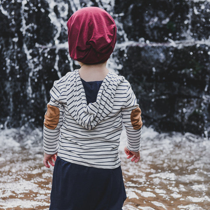 SLOUCHY BEANIE - BILLIE (Burgundy) - Flynn Jaxon