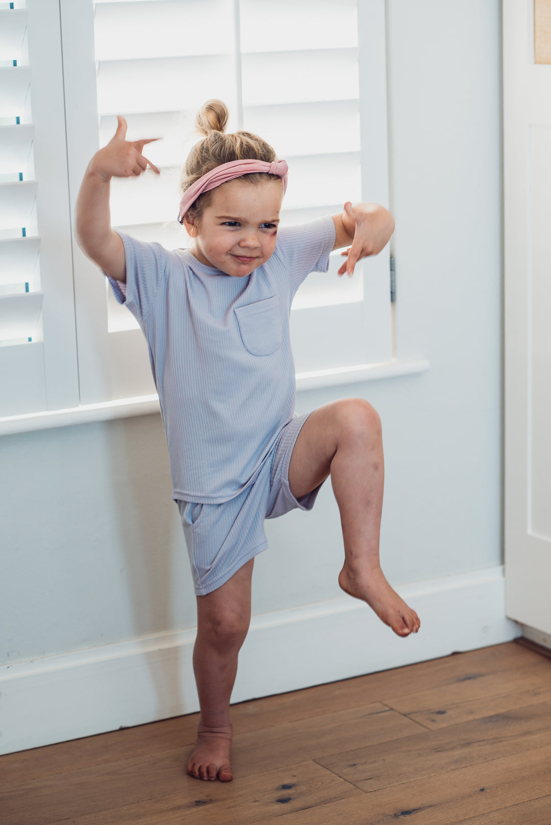LOUNGEWEAR SHORT SET - LILAC - Flynn Jaxon