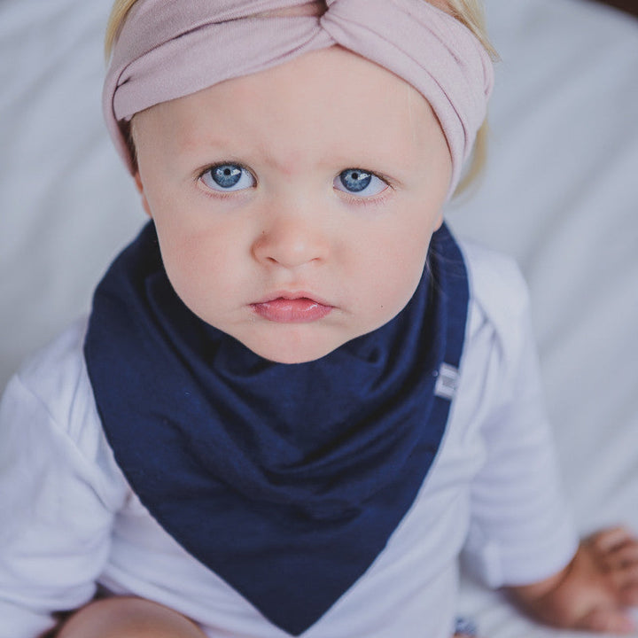 BANDANA BIB - FRANKIE  (Navy) - Flynn Jaxon