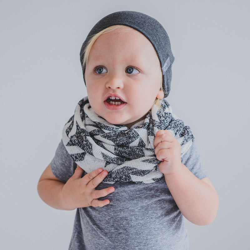 SLOUCHY BEANIE - CHARLIE (Charcoal) - Flynn Jaxon
