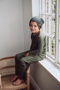 LOUNGEWEAR SET - KHAKI - Flynn Jaxon