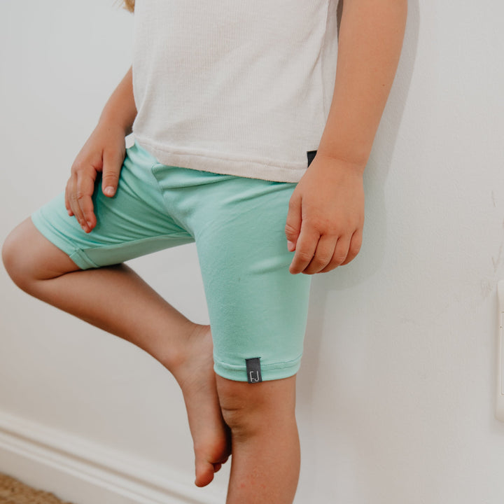 BIKER SHORTS - MINT GREEN - Flynn Jaxon