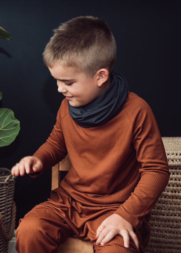 INFINITY SCARF - ATHENS (Ebony) - Flynn Jaxon