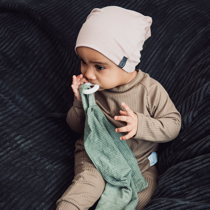 SLOUCHY BEANIE - LOLA (Dusty Pink) - Flynn Jaxon