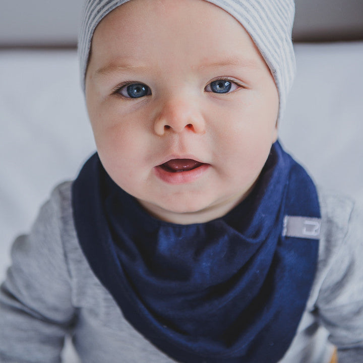 BANDANA BIB - FRANKIE  (Navy) - Flynn Jaxon