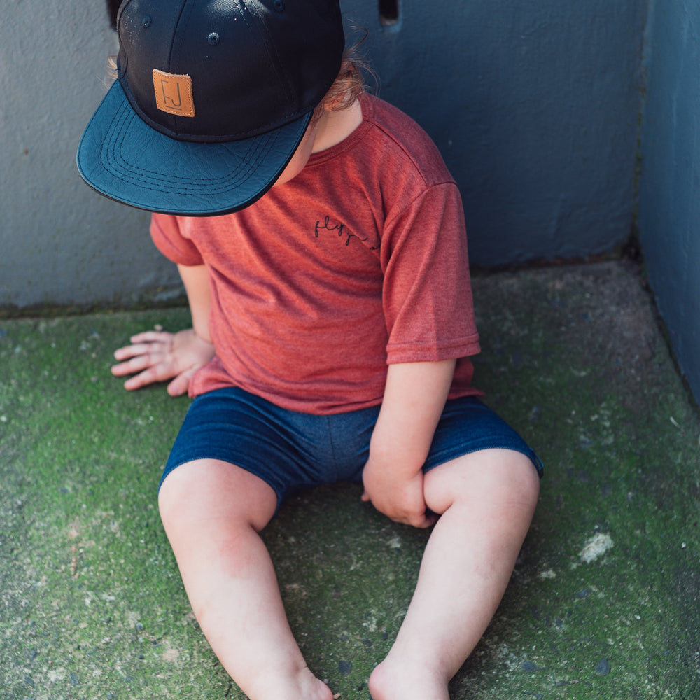 BIKER SHORTS - DENIM BLUE - Flynn Jaxon