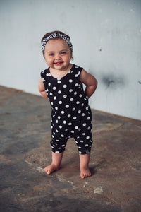 ROMPER - RETRO (Black Spot Cropped) - Flynn Jaxon