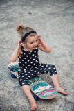 ROMPER - RETRO (Black Spot Cropped) - Flynn Jaxon