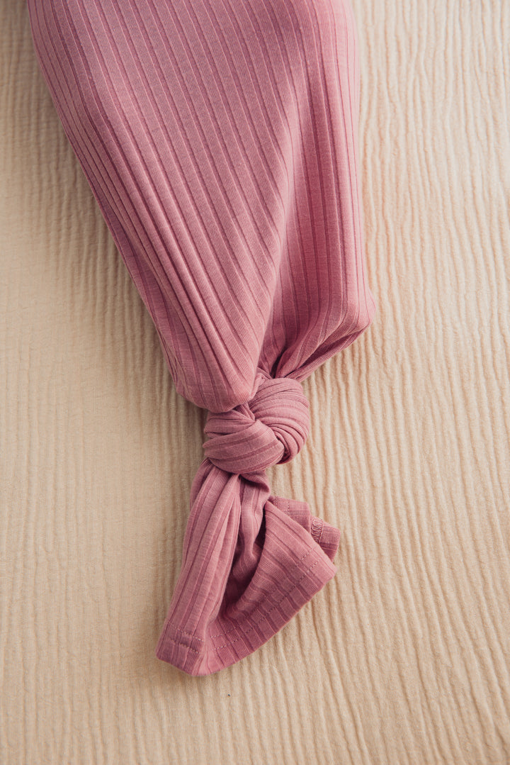 KNOTTED GOWN - ROSE - Flynn Jaxon