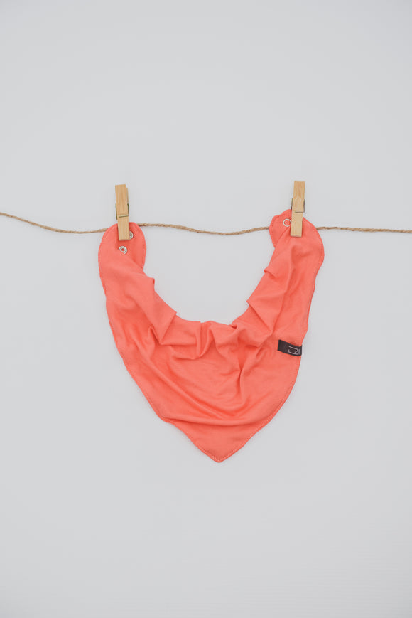 BANDANA BIB - COCO (Coral) - Flynn Jaxon