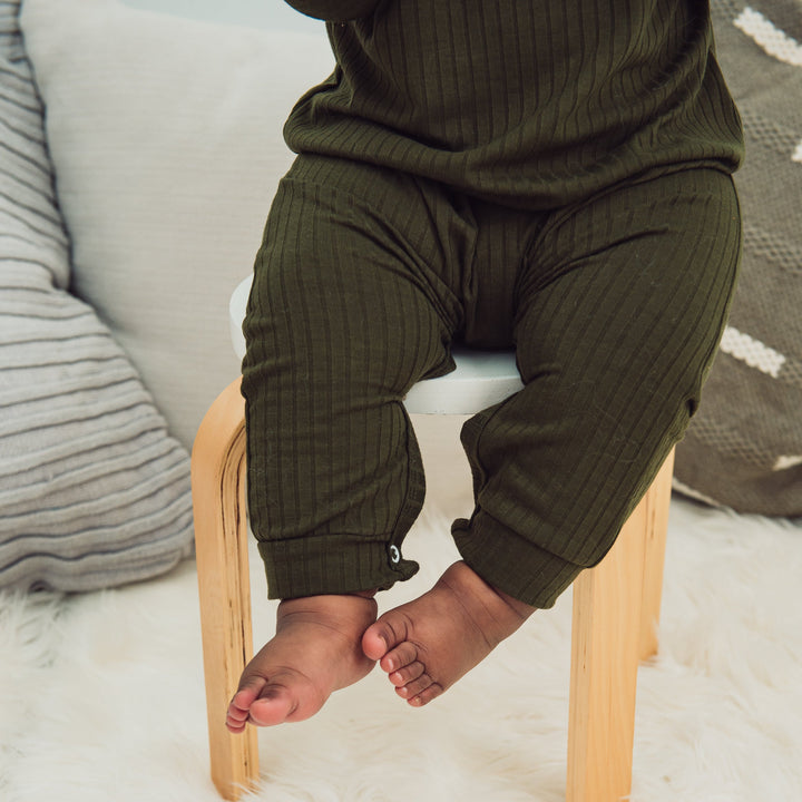 RAGLAN ONESIE - REED (Green) - Flynn Jaxon