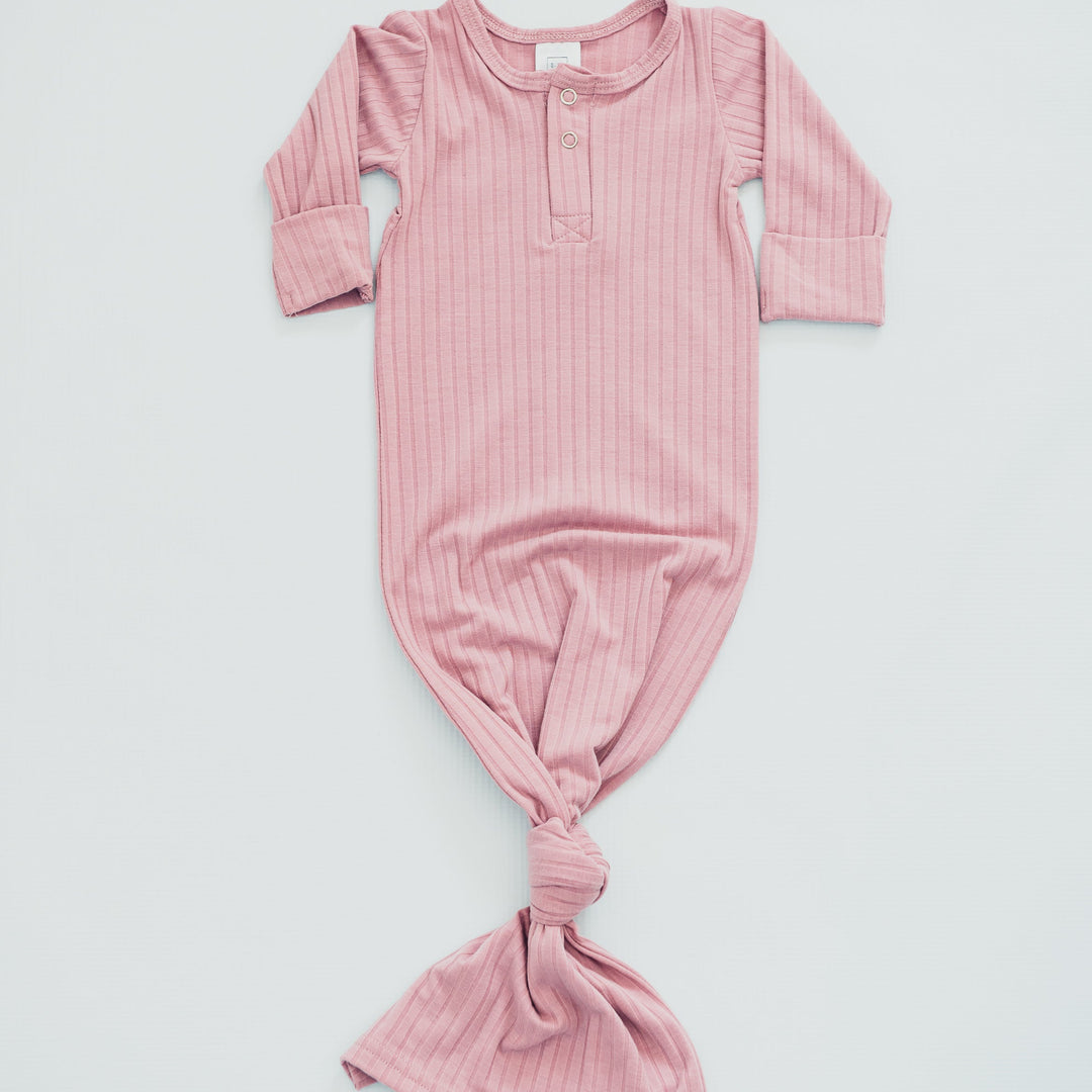 KNOTTED GOWN - ROSE - Flynn Jaxon