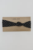 HEADBAND - RACHEL (Black+White Polka Dot) - Flynn Jaxon