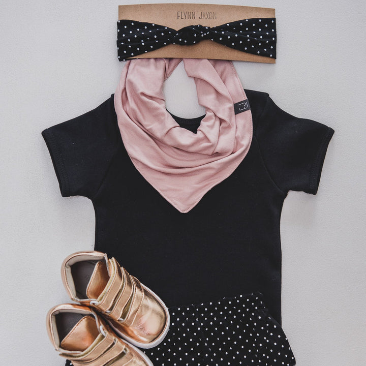 BABY VEST - BLACK SLEEVED - Flynn Jaxon